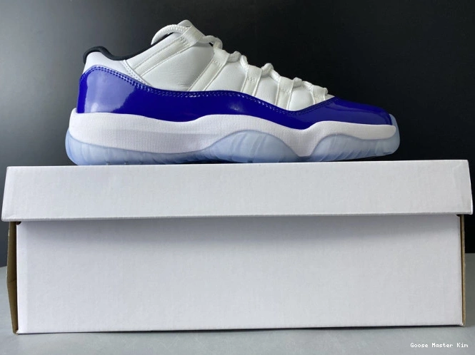 Low White Air Jordan 11 Concord AH7860-100 Retro 0821